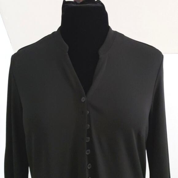 Talbots Petites 3/4 Sleeve Button Front Long Line Cardigan Sweater PM - Picture 2 of 7